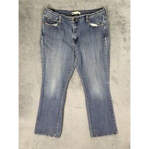 Levis 515 Jeans Womens 16 M Blue Medium Wash Denim Bootcut Mid Rise Stretch